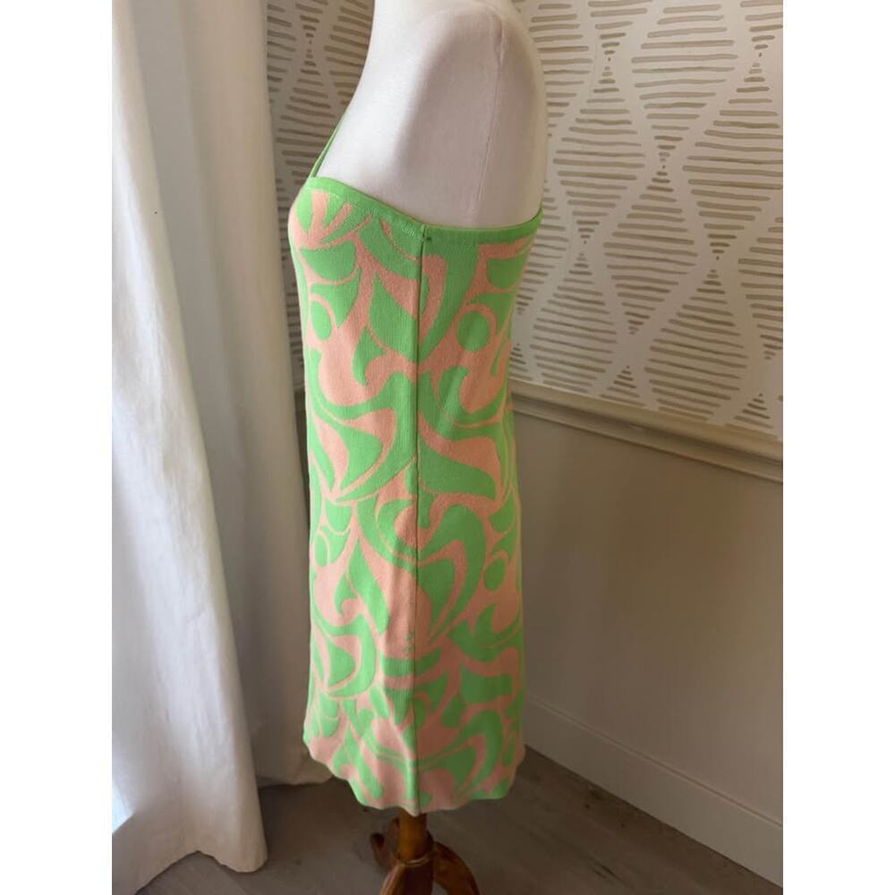 The Wolf Gang Women’s XL Bauhaus Mint Cana One Shoulder Knit Dress - Picture 6 of 10
